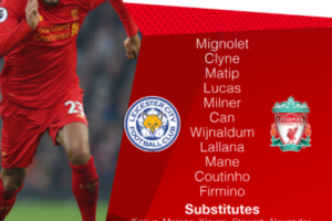 LFC squad to face LCFC