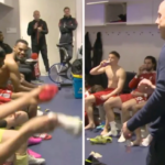 エバトン1-2リバプール：試合後の控室にTVカメラが入りリバプールのチームの様子を報道、ファンの反応「負けた試合の後みたいだ」